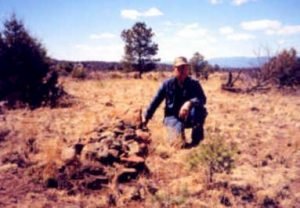 Buffalo Soldiers Grave. Old Fort Tularosa, (Aragon) New Mexico, Catron County, New Mexico