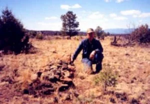 Buffalo Soldiers Grave. Old Fort Tularosa, (Aragon) New Mexico, Catron County, New Mexico